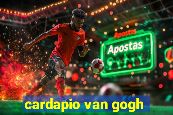 cardapio van gogh